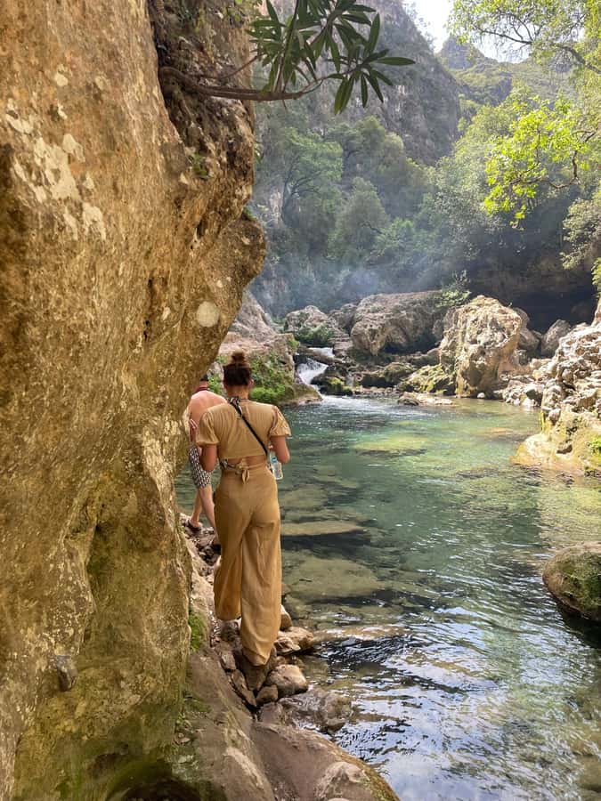explore Akchour like a local - The bridge stop with orange juice and a chance for monkey sightings