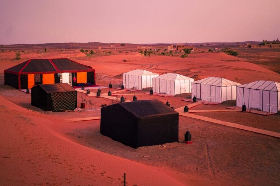 Fez: 2 Day-1 Night Luxury Sahara Desert Trip to Fez/Marakech - Merzouga dunes and camel sunset: the moment that sticks