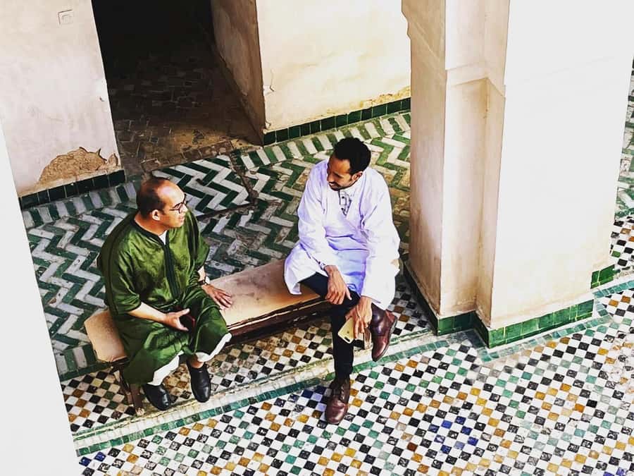 Friend tour guide to Fes Medina private walking tour - Tannery and Apothecary Stops, Seeing Craft Up Close