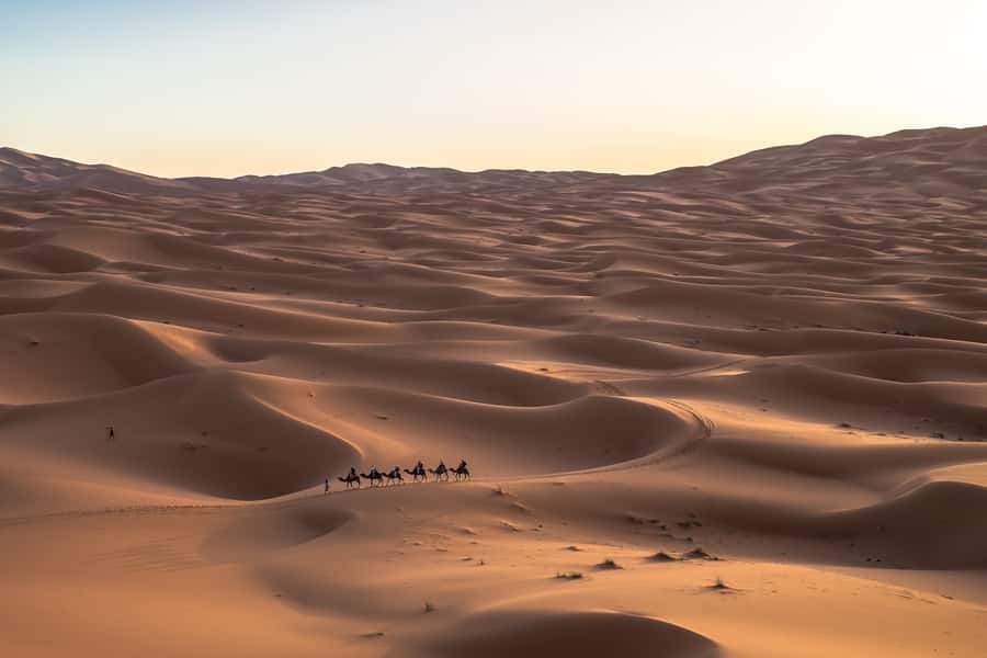 From Fes: 2-Day Merzouga Desert Trip w/Luxury Tent & Dinner - Luxury Desert Camp Night: Dinner, Berber Music, and Campfire Time