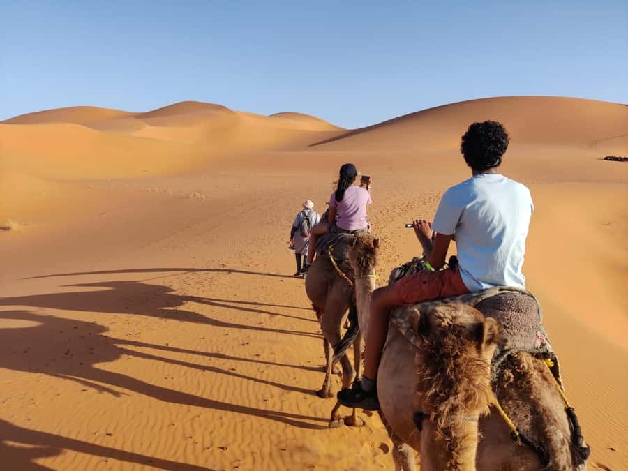 From Fes: 3 Day Magical Desert Camel Trek To Marrakech - Erg Chebbi sunset camel ride and the desert camp night, what to watch for