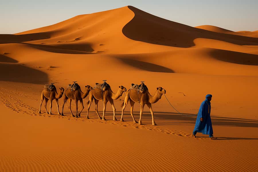 From Fes: 3-Day Sahara Desert Tour to Marrakech - Day 1 From Fes to Merzouga: Cedar Forests, Ziz Valley Views, and a Dune Entrance