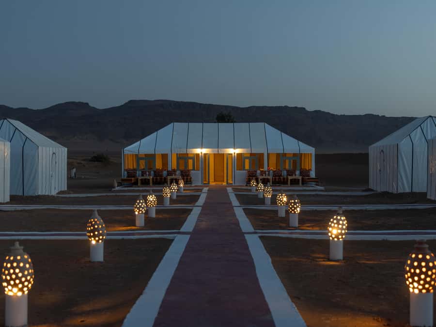 From Marrakech: 2-Day Zagora Desert Camp Trip - From Café de France to the Desert Edge