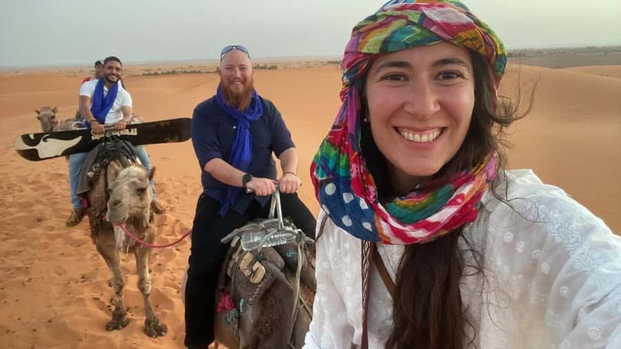 From Marrakech: 2 Days Desert trip back to Fes or Marrakech - Camel Ride Into Erg Chebbi, Plus Camp Dinner With Drums