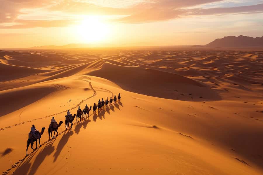 From Marrakech: 3-Day Sahara Desert Adventure to Fes - Day 2: Road of 1001 Kasbahs, Tinghir Oasis, Todgha Gorges, then Merzouga dunes