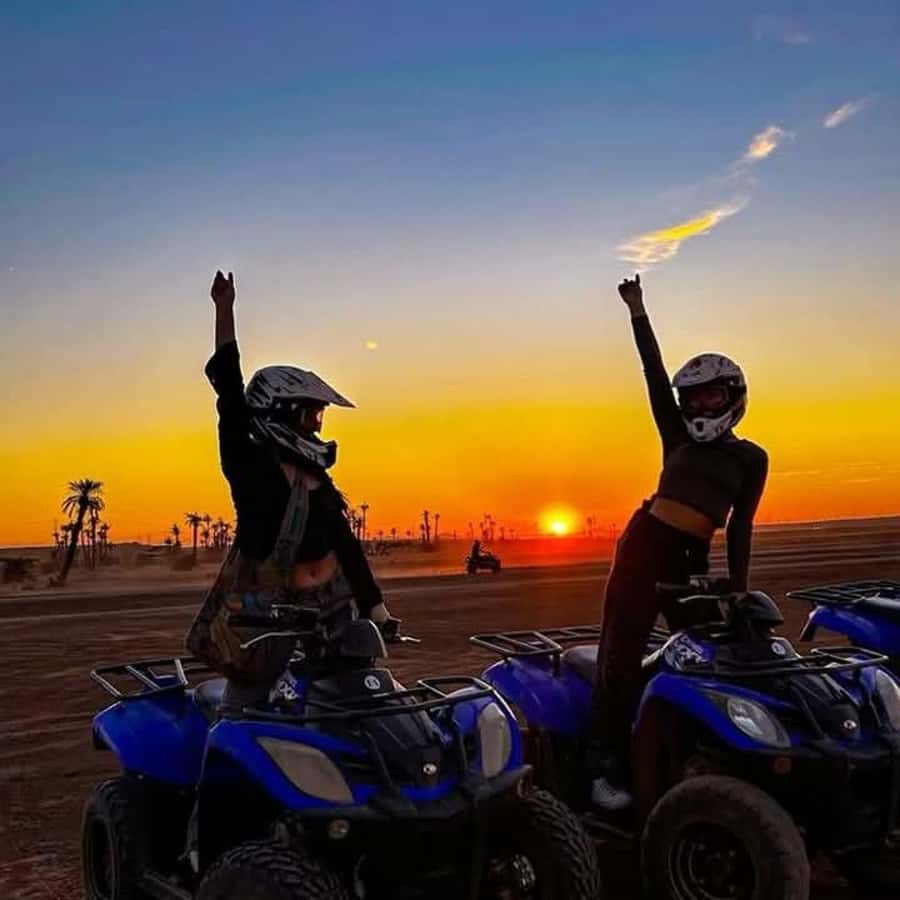 From Marrakech: Agafay Desert Dinner with Quad & Camel Ride - Getting Out of Marrakech: Pickup, the Drive, and the Lalla Takerkoust Break
