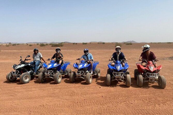 From Marrakech: Agafay Desert Quad Biking at Sunset & Dinner Show - The 5.5-hour flow from Marrakech, step by step
