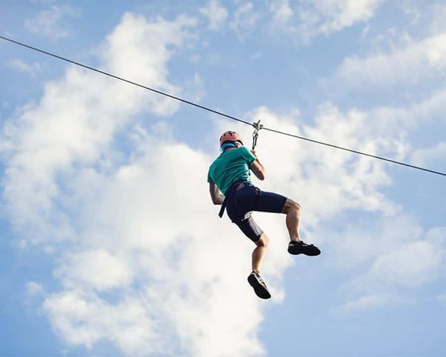 From Marrakech: Atlas Mountains Zip Line Tour Adventure - What you actually see from above: valleys, huts, and village life