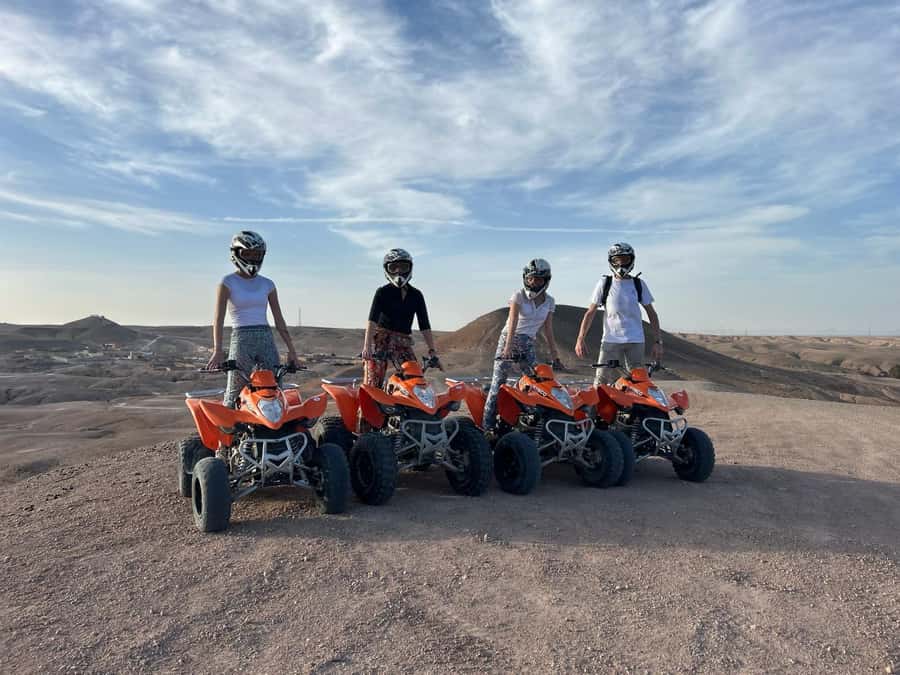 From Marrakech: ATV Quad Bike Tour in Agafay Desert - Getting there: the Marrakech van ride and why pickup matters