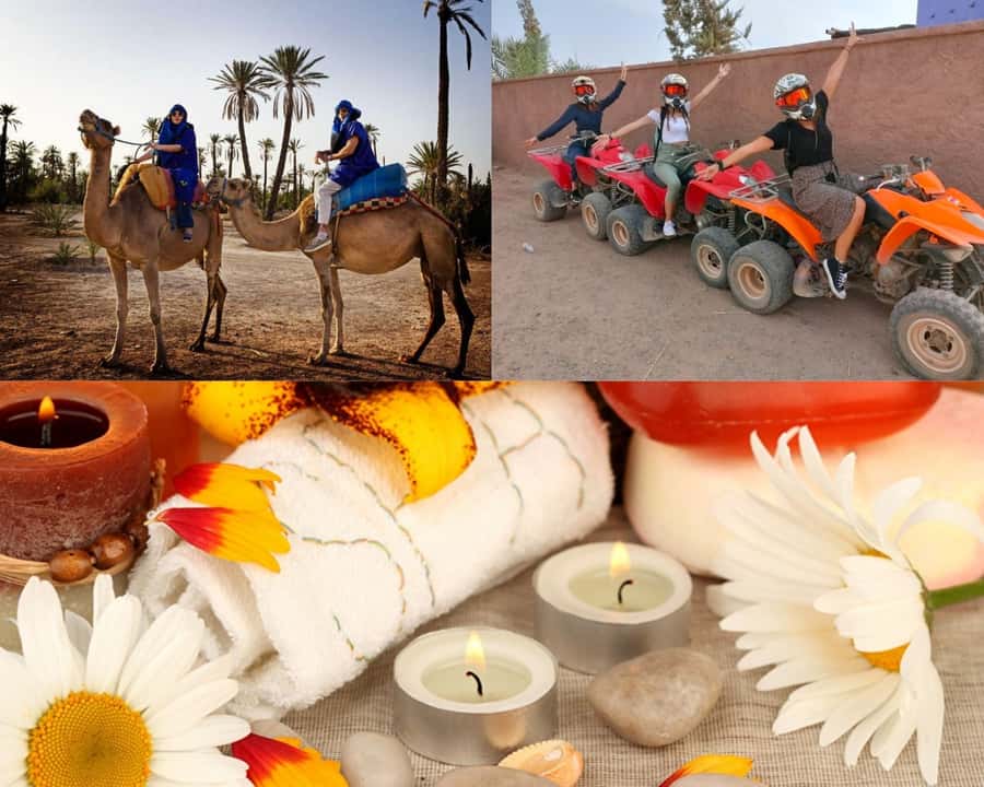 From Marrakech: Camel Ride, Quad Bike & Spa Full-Day Trip - Camel Riding in the Palmeraie: What the 1-Hour Experience Really Feels Like
