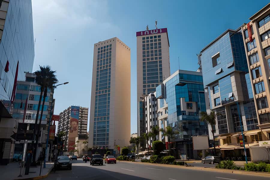 From Marrakech: Casablanca Day Trip Experience" - Mohammed V Square and the Cathedral: two icons in one pocket