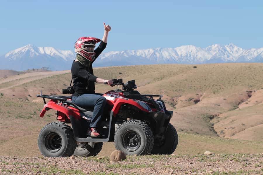 From Marrakech: Guided Quad Biking Tour in Agafay Desert - Your first 15 minutes on the quad: lesson, practice, then go
