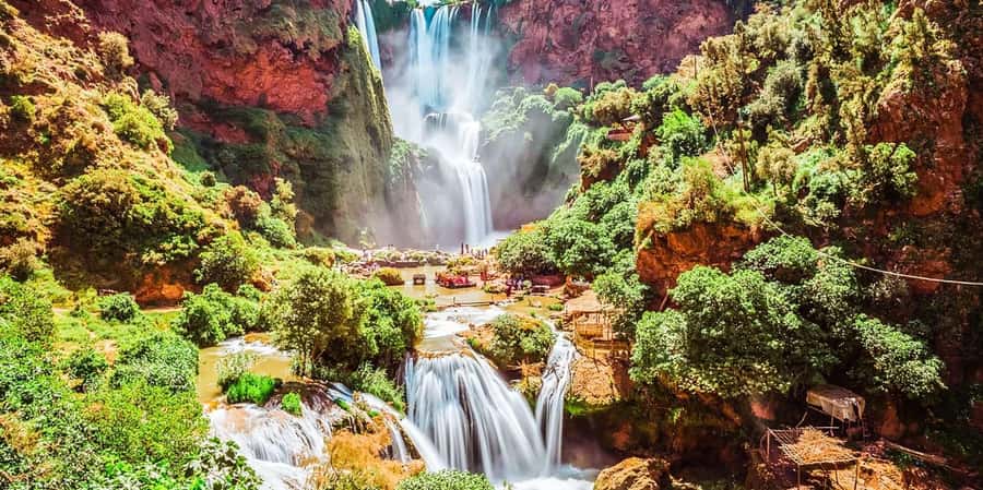 From Marrakech: Ouzoud Waterfalls Guided Tour and Boat Trip - Choosing the boat ride near the base, and how to stay comfortable