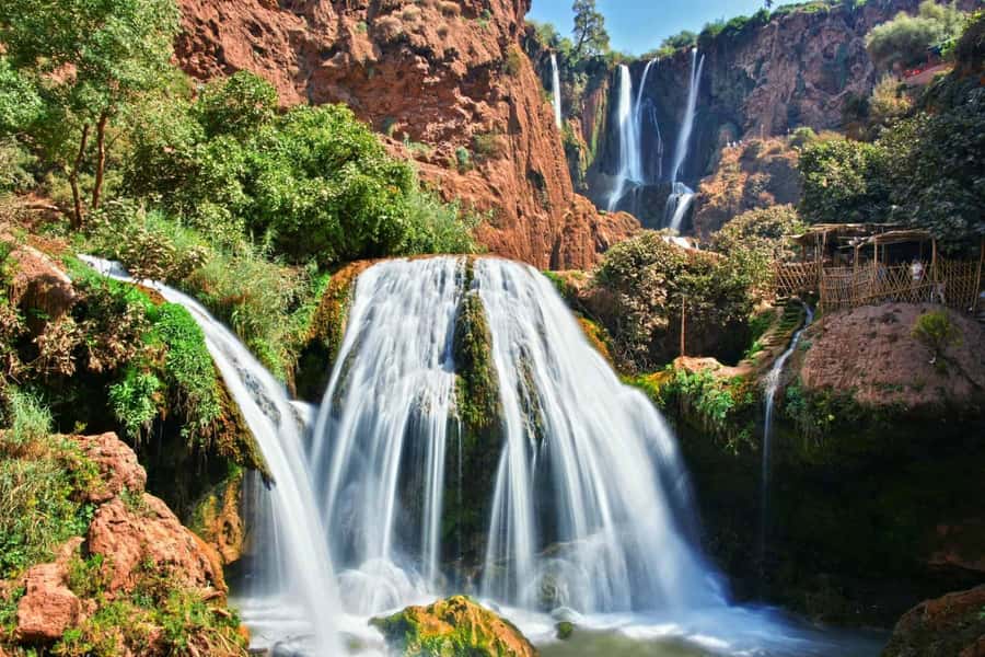 From Marrakech: Ouzoud Waterfalls Guided Tour and Boat Trip - Lunch by the falls, tagine value, and what to expect with local pricing