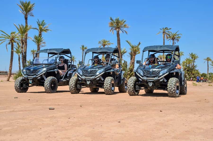 From Marrakech: Palm Grove Quad Bike Tour with Mint Tea - The Marrakech Start: Air-Conditioned Van and Easy Pickup