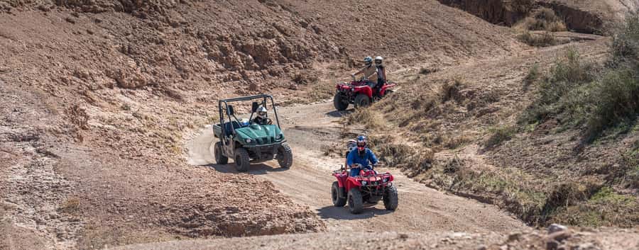 From Marrakech: Premium Agafay Desert Half-Day Quad Biking - Pickup, Quads, and Safety Gear That Sets the Tone