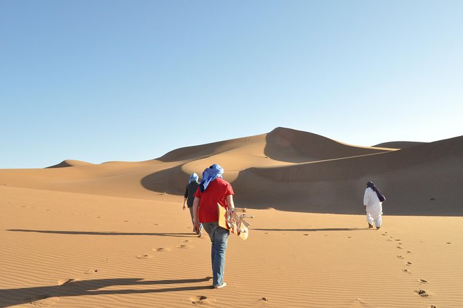From Marrakech: Private Tour to Oasis and Trekking in the Desert of Erg Chigaga - Day 4: Foum Zguid, the dried Iriki salt lake, Tazenakht rugs, and the High Atlas ride back