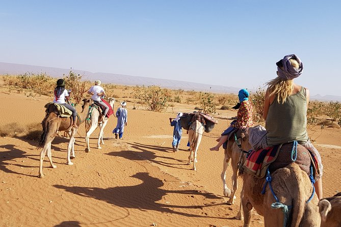 From Marrakech: Private Tour to Oasis and Trekking in the Desert of Erg Chigaga - Day 3: Sunrise dunes, camel safari trek, tamarind lunch, and sunset dinner in silence