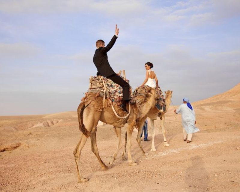 From Marrakech: Sunset Camel Ride in the Agafay Desert - Agafay Camp and mint tea, the calm finish you’ll remember