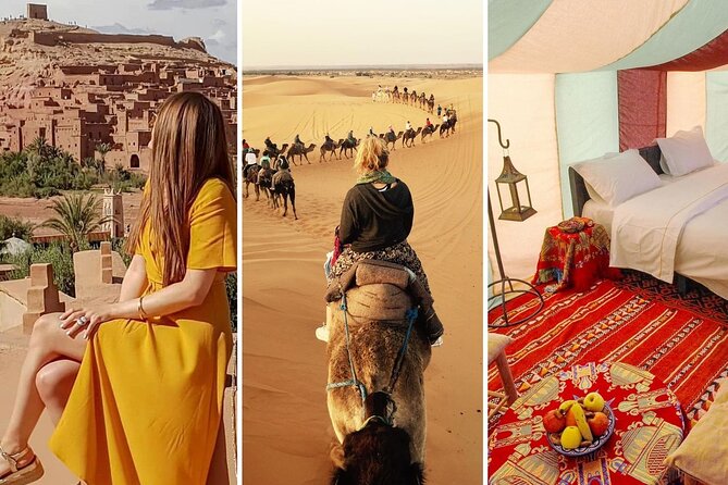From Marrakech To Fes: 3-Day Desert Tour with Food and Hotel - Marrakech Pickup and the High Atlas Climb to Tizi n Tichka