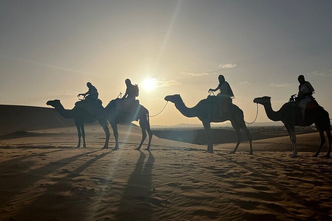 From Marrakech To Fes: 3-Day Desert Tour with Food and Hotel - Erg Chebbi Sunset Camel Ride, Sandboarding, and the Bedouin Camp Night
