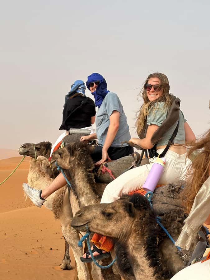 From Marrakech to Fes 4-Day Merzouga Sahara Desert Adventure - Camel trek and desert camp night: what makes it memorable, not just scenic