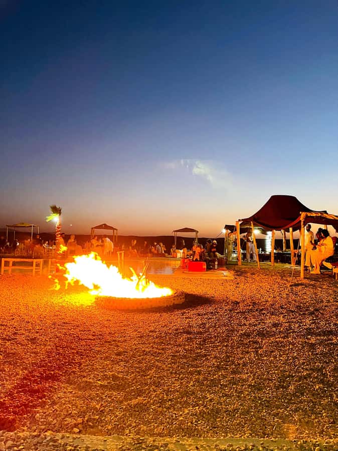From Marrakesh: Sunset Dinner in Agafay at Berber Camp - Agafay sunset dinner, minus the long day