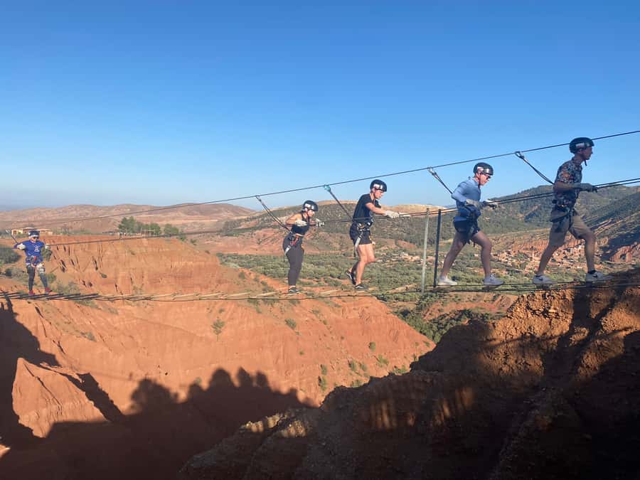 From Marrakesh: Zip-Line & Hike in the Atlas Mountains - Berber villages and the hike, including chances for streams or a waterfall
