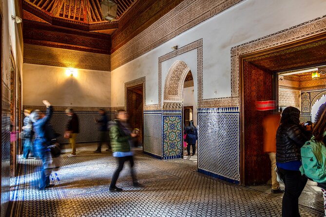 Full Day Marrakesh City Tour including Local Lunch - Bahia Palace For About 2 Hours: Courtyards, Fountains, And Zellij Detail