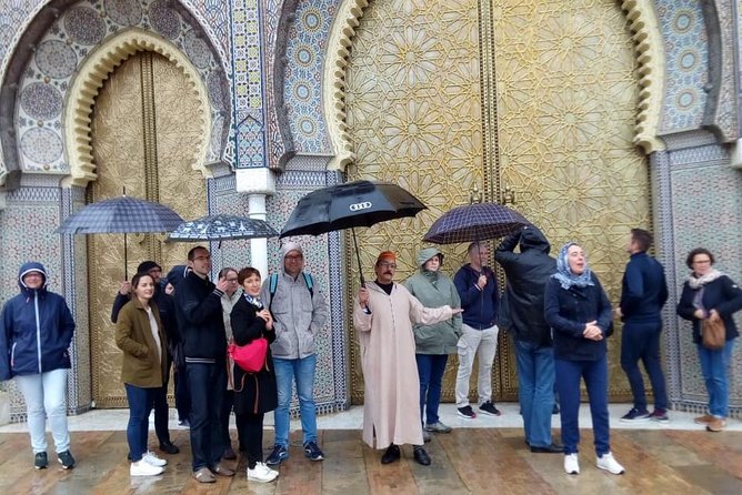 Full-Day Private Tour of Fez - Royal Palace of Fez gates, not palace rooms
