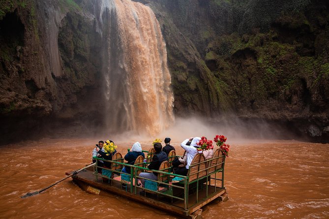 Full Day Trip To Ouzoud Waterfalls From Marrakech & Boat Tour - Boat ride near the falls, crossing the river, and meeting Barbary macaques