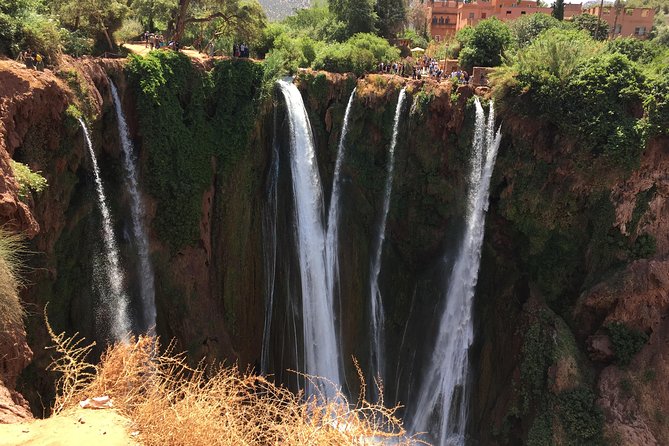 Guided Day tour of Ouzoud waterfalls from Marrakech - Climbing back up to the top: grain mills, viewpoints, and stair reality