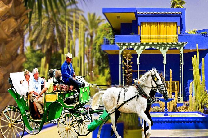 Horse and Carriage Ride with Majorelle Garden - The Majorelle Garden Ticket: Timed Entry, Lines, and Photo Spots