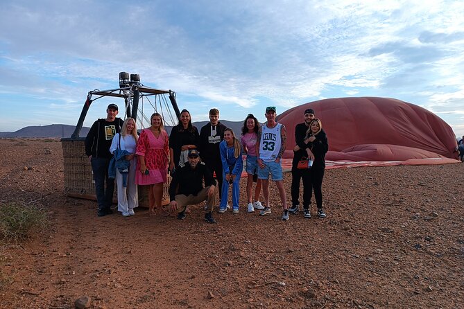 Hot air balloon flight to Marrakech in a small group. Breakfast - The Moroccan Tent Breakfast: What Comes After the Landing