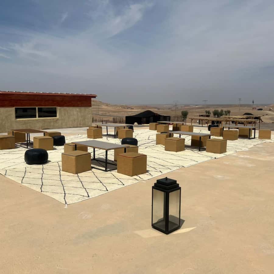 Luxury Agafay Desert : Quad , Camel Ride, Pool & Dinner Show - Moroccan Dinner Under the Stars: tagine, salads, fruit, and Gnawa music