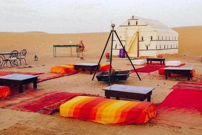 Luxury Overnight Sahara Desert trip fez Back to Fez or Marrakech - Sunset Camel Ride and Night in a Berber Tent Camp