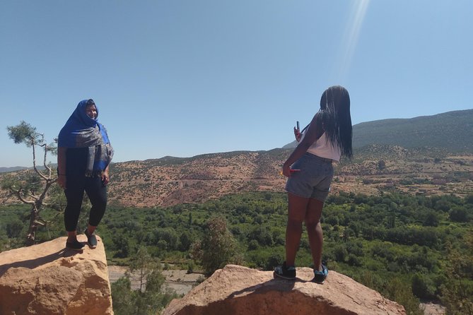 Luxury private day trip - Atlas Mountains, Agafay Desert & camels - Lunch at a Berber home: Berber meal and terrace mountain views