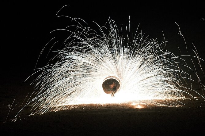 Magical dinner and sunset in Agafay desert - The night’s rhythm: music, fire atmosphere, and optional rides