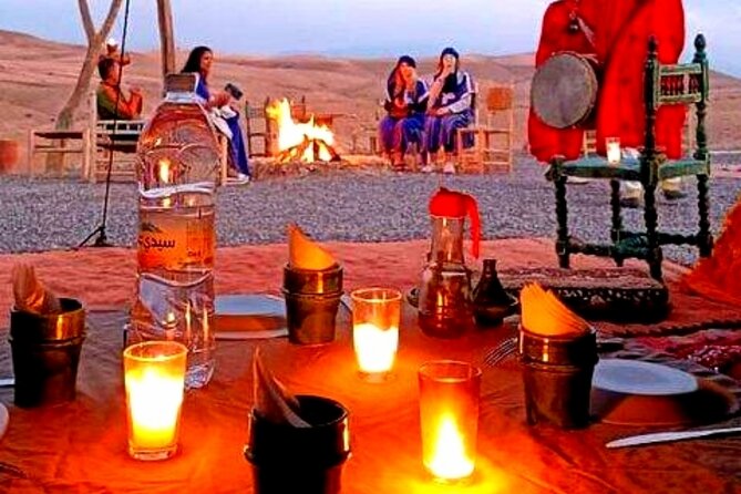 Marical dinner and camel ride at sunset in Desert of Marrakech - Imlil Valley walk at about 1740 m, plus waterfall time