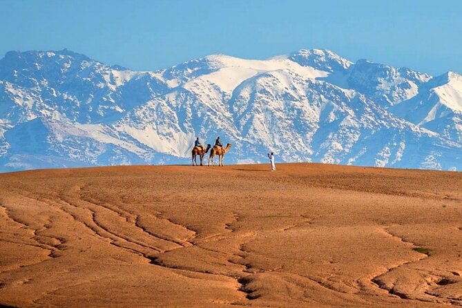 Marical dinner and camel ride at sunset in Desert of Marrakech - The Desert of Marrakech at sunset: camel ride plus dinner under the stars