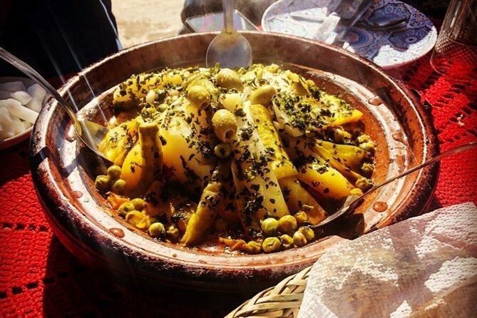 Marrakech: 2-Day Atlas Mountains Trek with Village Stay - Lunch in a walnut grove, then down to Marrakech