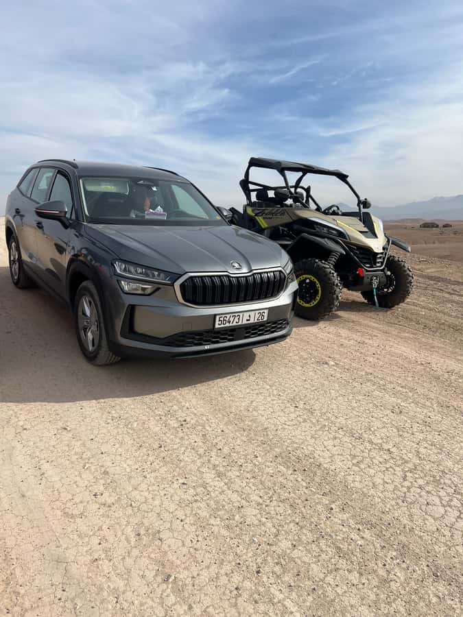 Marrakech: Agafay Desert Buggy bike 1000cc, Tea & Transfer - Tea in the desert, before the buggies take over