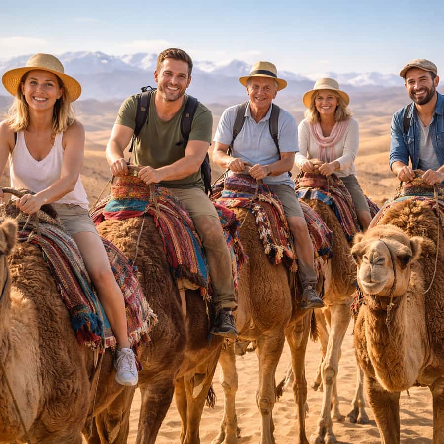 Marrakech: Agafay Desert Camel Ride & Quad with Dinner Show - The argan oil cooperative stop: liquid gold with real people