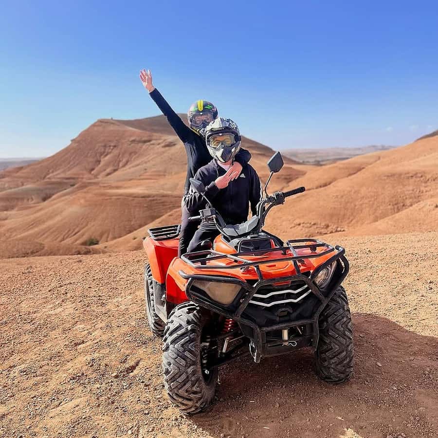 Marrakech: Agafay Desert Camel Ride & Quad with Dinner Show - Quad biking in Agafay: the part you will talk about later