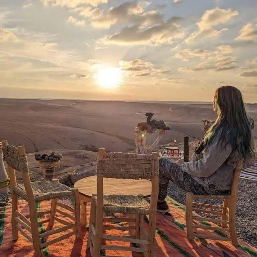 Marrakech: Agafay Desert Dinner Show with Sunset Camel Ride - Moroccan dinner under tent lights: what you will actually eat