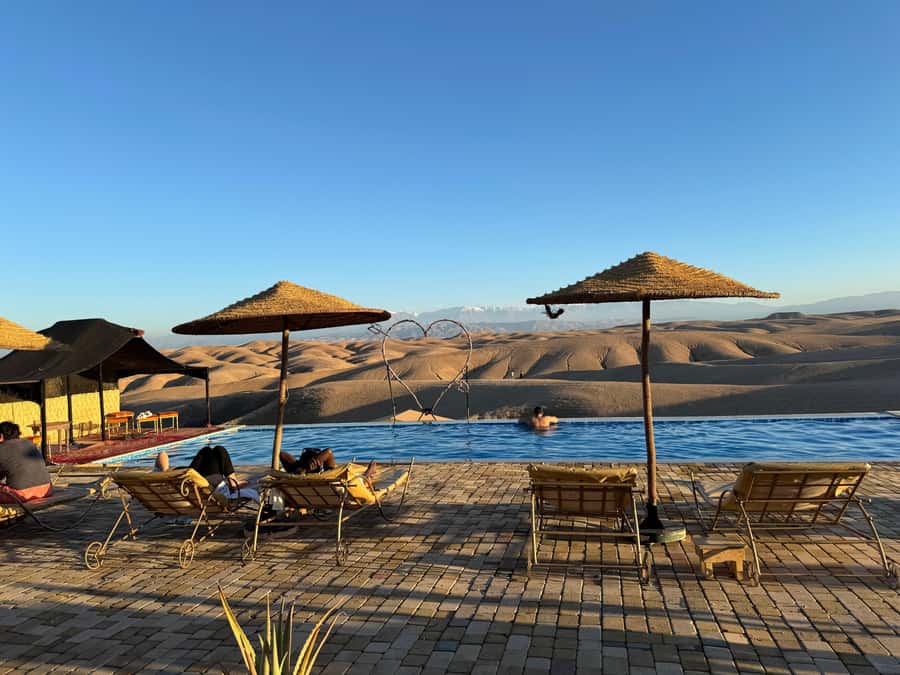 Marrakech: Agafay Desert Escape with Swimming Pool and Lunch - The ride through arid terrain and Berber village scenery