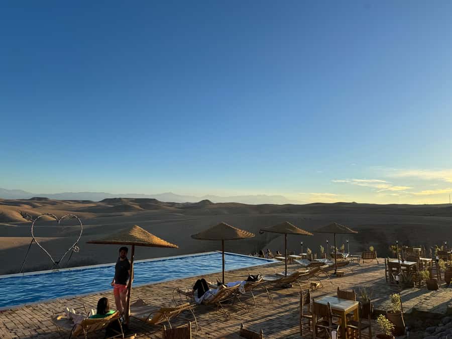 Marrakech: Agafay Desert Escape with Swimming Pool and Lunch - Pool comfort and practical “don’t get surprised” notes