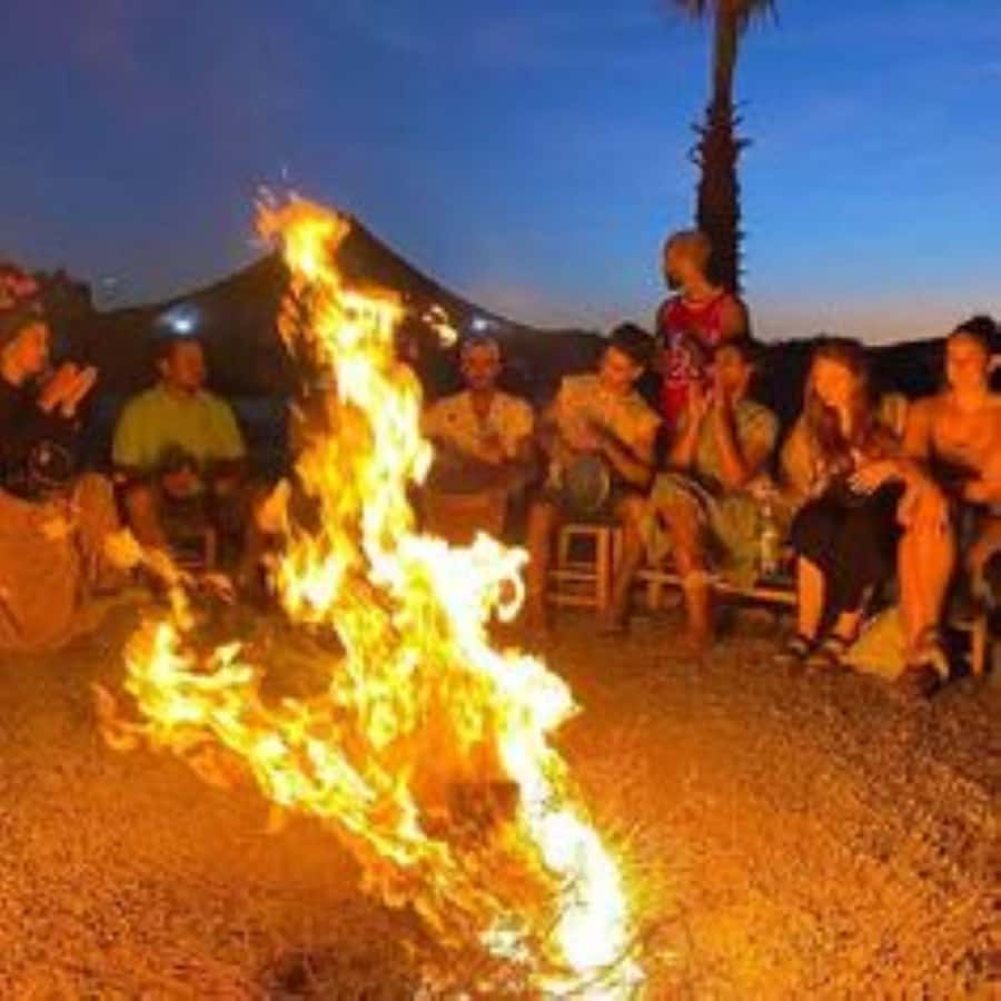 Marrakech: Agafay Desert Magic Sunset Dinner & Live Show - The Agafay approach: desert views before you even reach camp