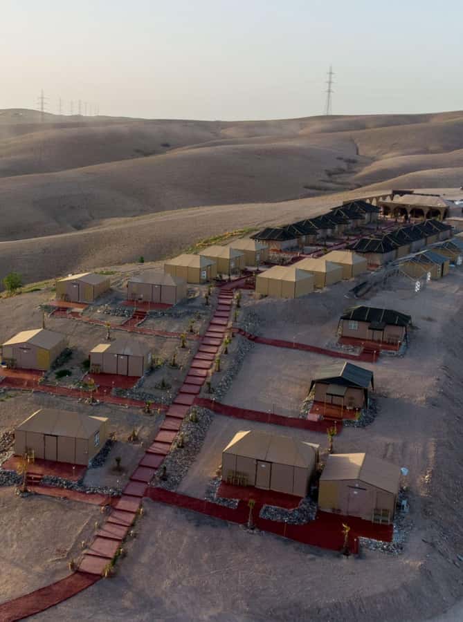 Marrakech: Agafay Desert Quad, Camel or Pool Day with Lunch - The Show: Gnawa Music, Belly Dancers, and Fire-Style Performers