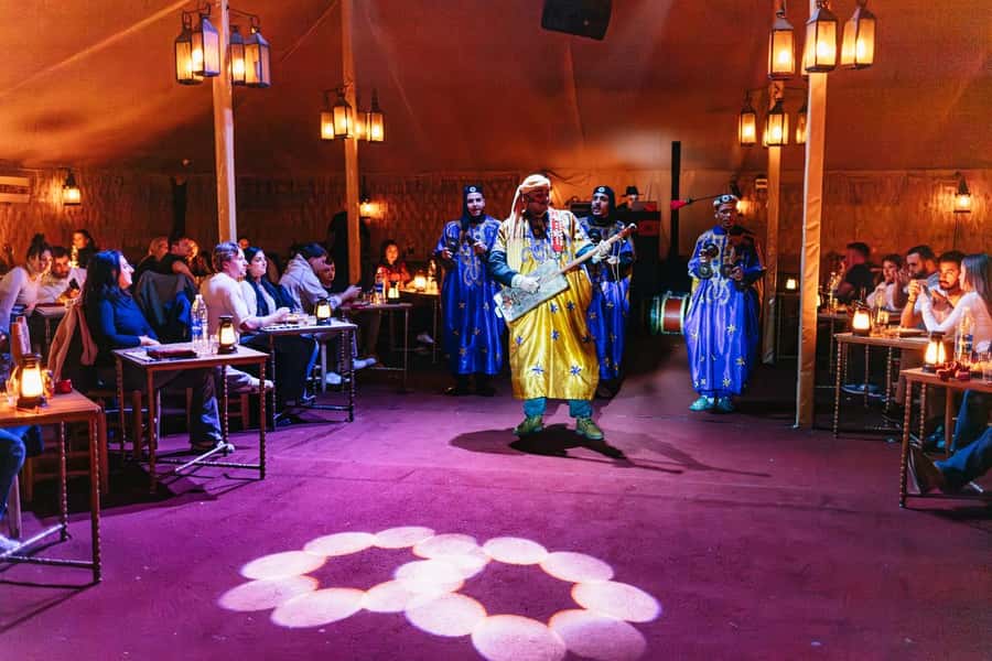 Marrakech: Agafay Desert Retreat, Tent, Dinner, Show & Pool - Sleep in a tent: shared versus private, comfort, and bathroom reality